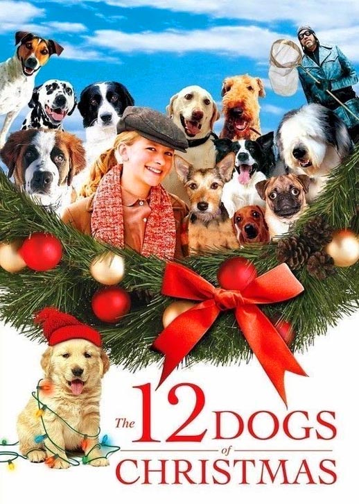 12条圣诞狗狗海报