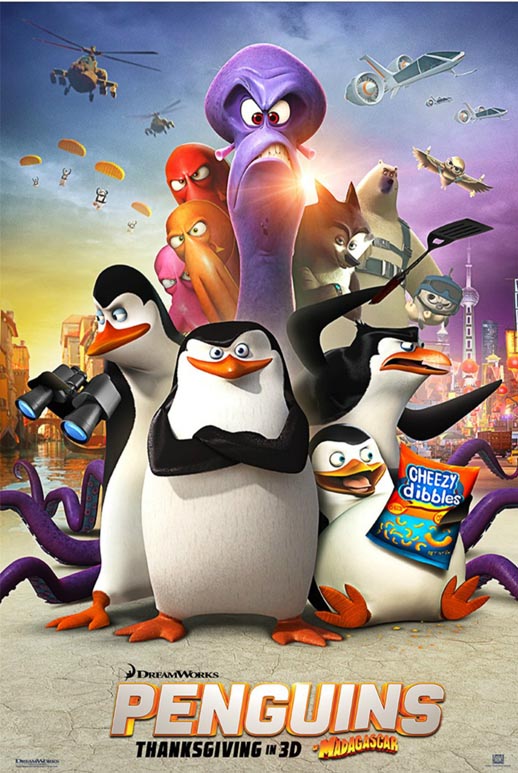 马达加斯加的企鹅海报