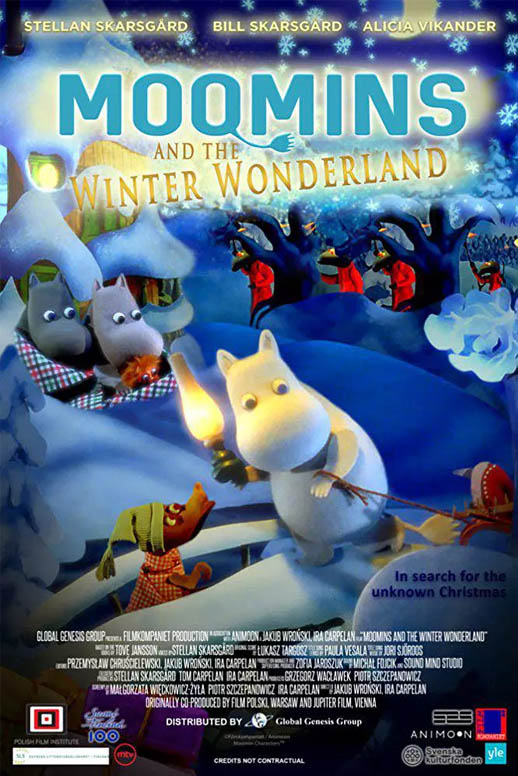 姆明与冬日仙境海报